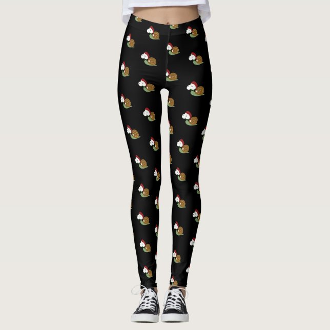 Leggings Cute Père Noël Snail (Devant)
