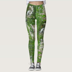 Leggings Cute Swans Motif Leging