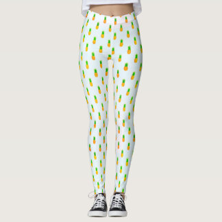 Leggings Cute Tropical Pineapple Pattern