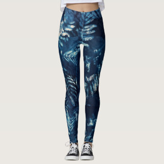 Leggings Cyanotype