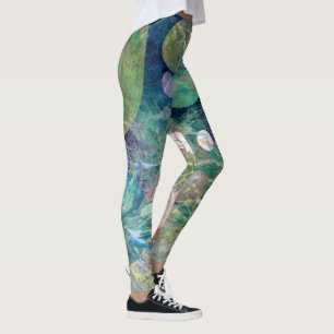 Leggings Cyberespace de guêtres de yoga aucuns 5