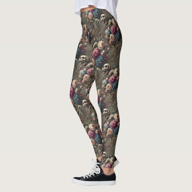 Leggings Cynique du dimanche - gothique victorien (Gauche)
