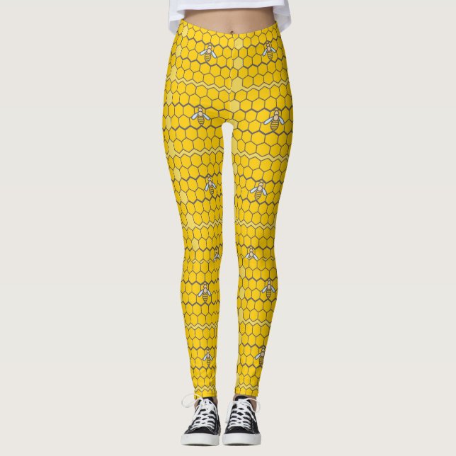 Leggings d'abeilles (Devant)