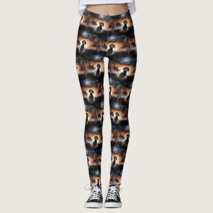 Leggings Dachshund Halloween effroi