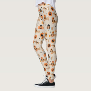 Leggings Dachshunds en Halloween Costumes Motif