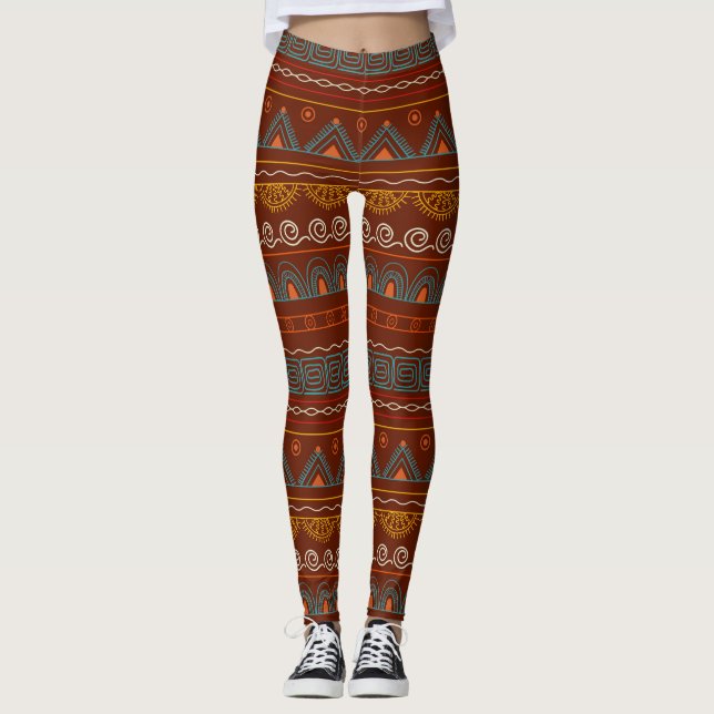 Leggings dack aztec pattern (Devant)