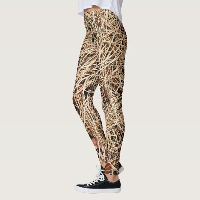 Leggings d'aiguilles de pin Abstraites (Gauche)