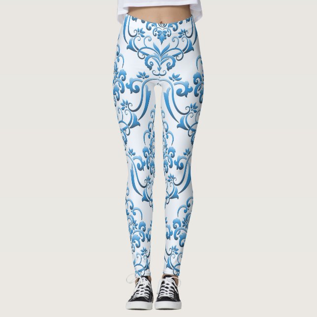 Leggings Damas Classique : Arrière - plan Luxueux sans Seam (Devant)