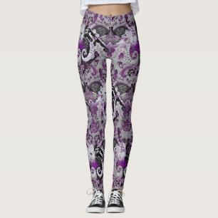 Leggings Damas de dragon désisexuel - Couleurs de drapeau d
