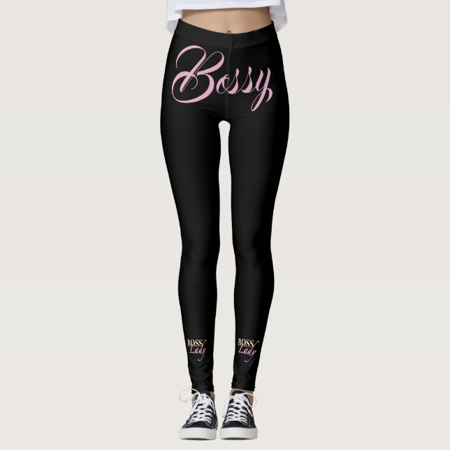 Leggings Dame Bossy Boss (Devant)