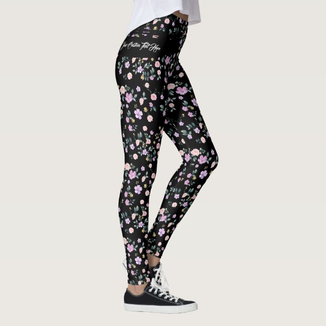 Leggings Dame de la Fleur Noire (Droite)