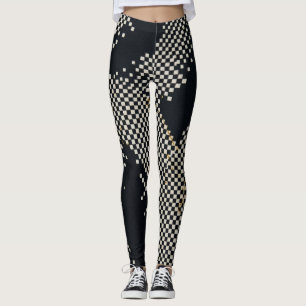 Leggings Damier Fracturé