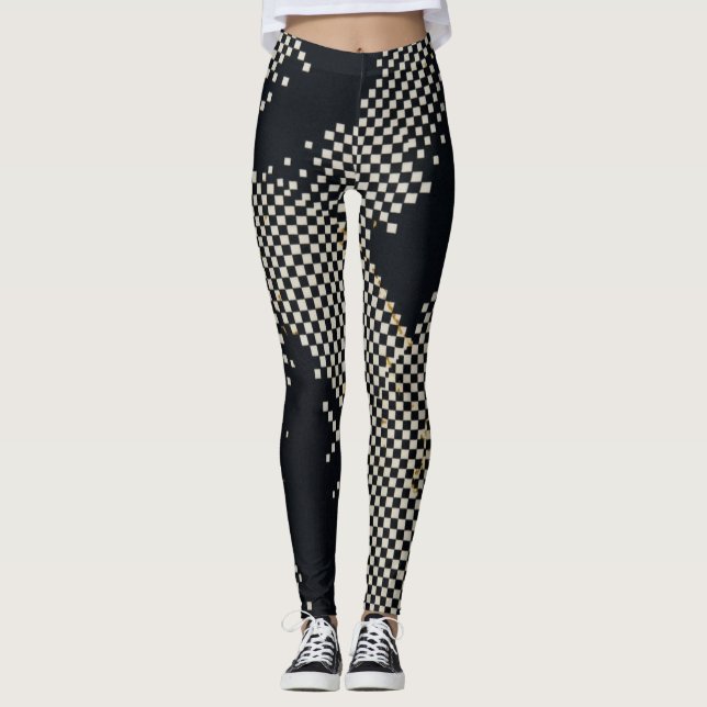 Leggings Damier Fracturé (Devant)