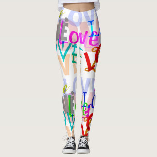 Leggings d'AMOUR colorés