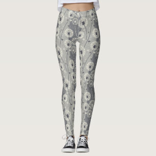 Leggings Dandelion monochrome moderne