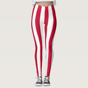 Leggings Danemark Couleurs du drapeau national triées verti