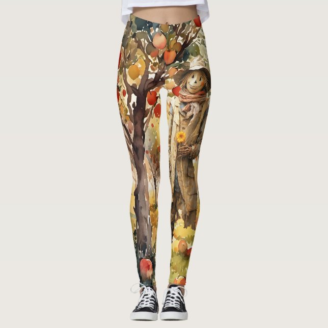 Leggings Dans L'Orchard D'Apple (Devant)