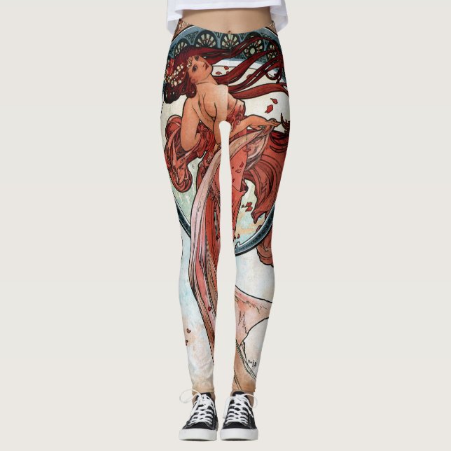 Leggings Danse d'Alfons Mucha 1898 (Devant)