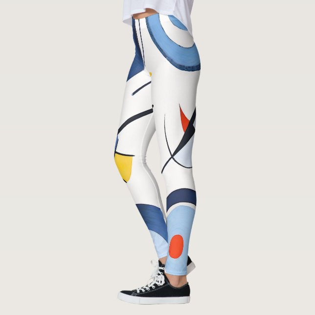 Leggings Danse de cote circulaire Abstraite (Gauche)