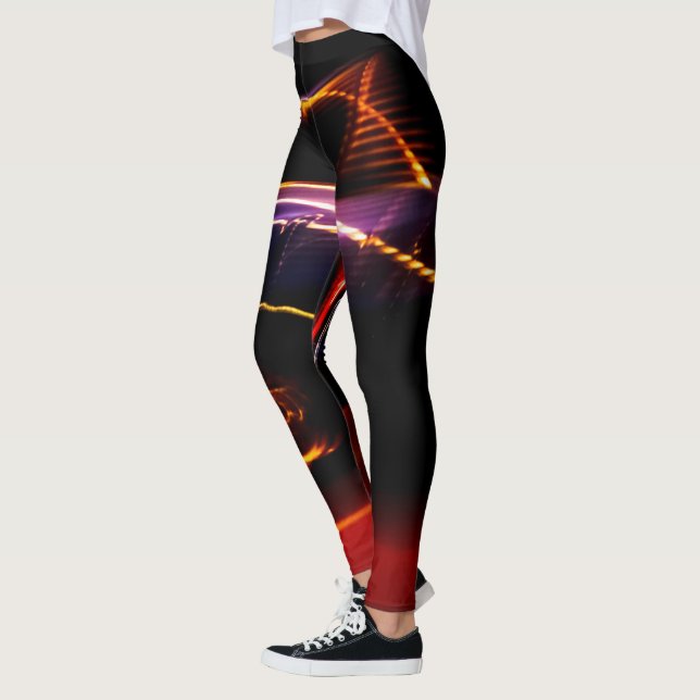 Leggings danse de voiture violette (Gauche)