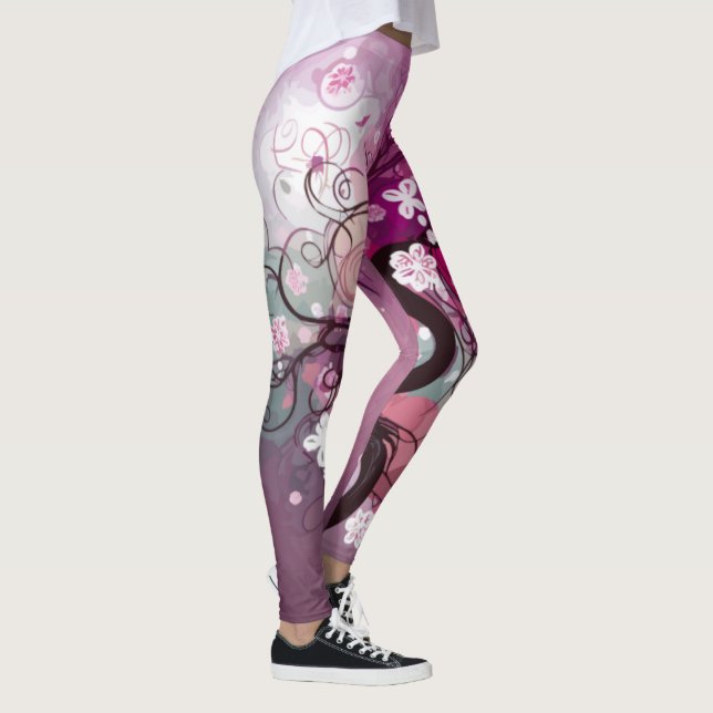 Leggings Danse Enchantée Cherry (Droite)