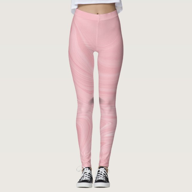 Leggings d'aquarelle élégant pour la femme moderne (Devant)