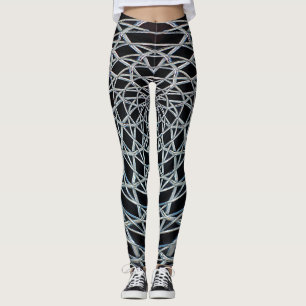 Leggings d'art Abstraits avec motif audacieux.