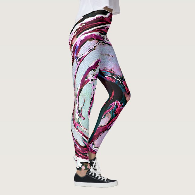 Leggings d'art Abstraits sur le mercure (Droite)
