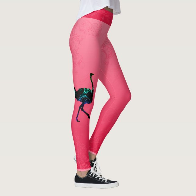 Leggings d'autruche Abstraits (Droite)