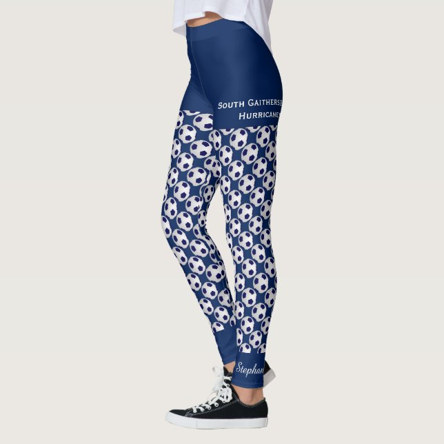 Leggings de balle de football d'équipe avec faux s (Gauche)