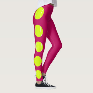 Leggings de balle de tennis couleur personnalisée