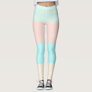 Leggings de bandes rétro côtières