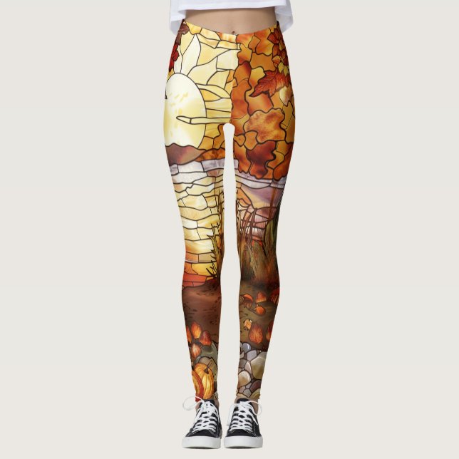 Leggings de beauté d'automne (Devant)