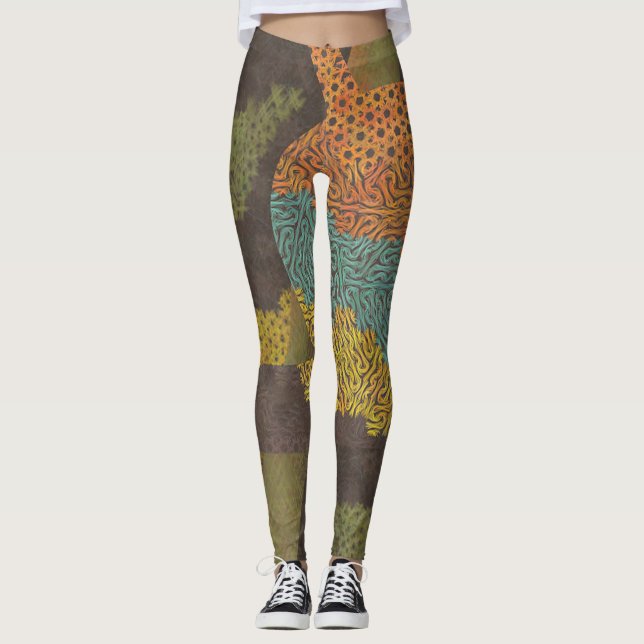 Leggings De belles jambes pour femmes pour chaque occasion. (Devant)