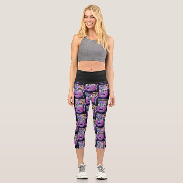 Leggings de Bouddha Capri (Recto)