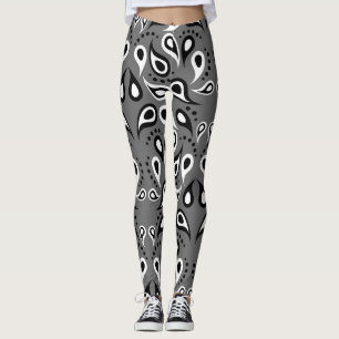 leggings de cachemire gris