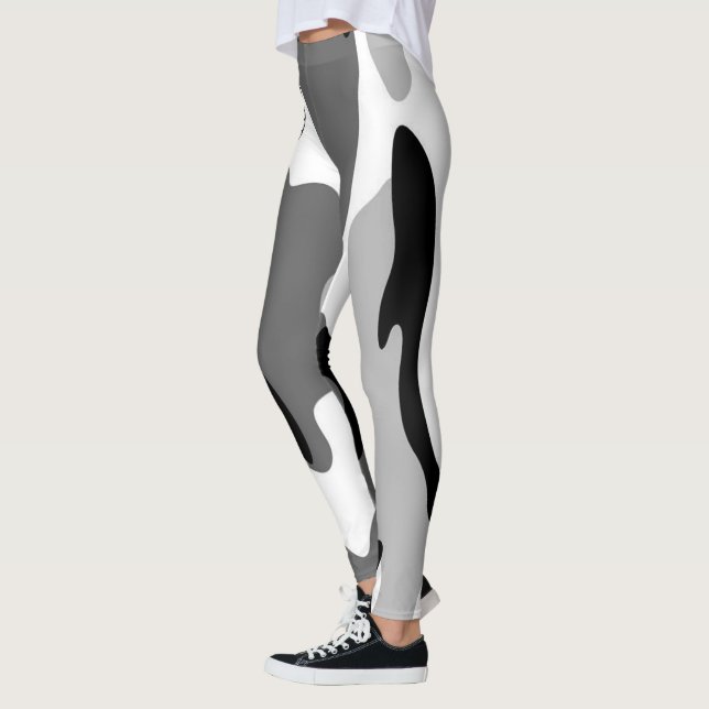 Leggings de camouflage gris (Gauche)
