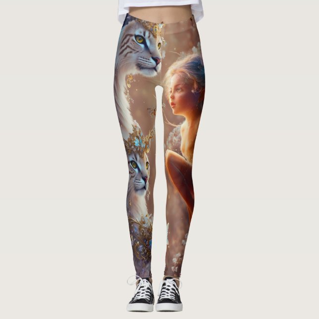 Leggings de chats bijoux (Devant)