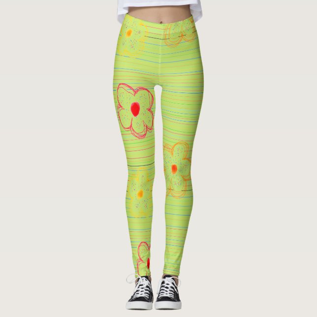 Leggings de chaux (Devant)