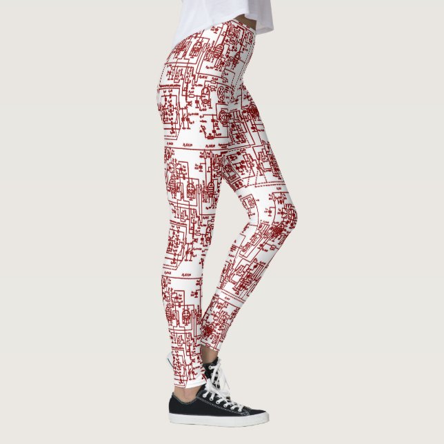 Leggings de circuit (cerise) (Droite)