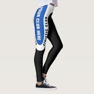 Leggings de club d'athlétisme personnalisables ver