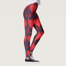 Leggings de coeur rose par HAS Jewels