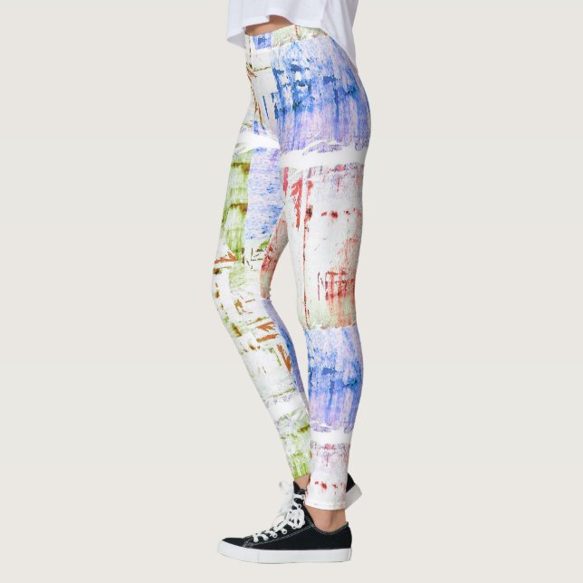 Leggings de compression HAMbyWG - Multi Distressed (Gauche)