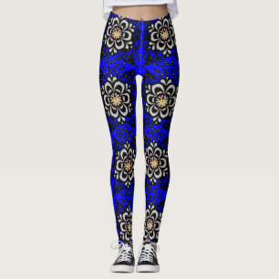 Leggings de conception 3D numérique colorés – Ajus