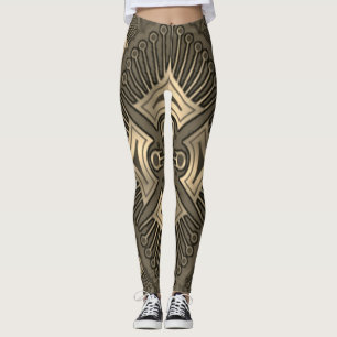 Leggings de conception 3D numérique colorés – Ajus