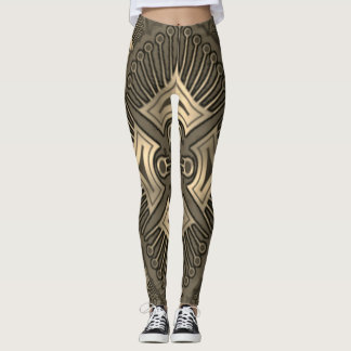 Leggings de conception 3D numérique colorés – Ajus