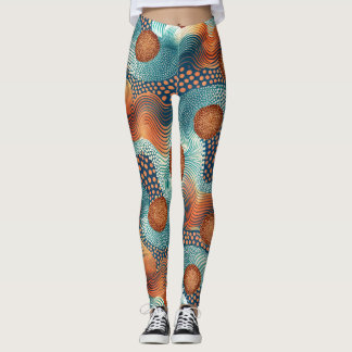 Leggings de conception avec motif défaillant