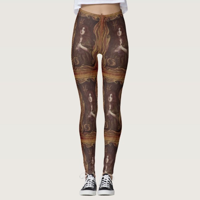 Leggings de conception de pisces (Devant)