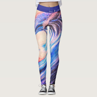 Leggings de conception de vague Recoleta
