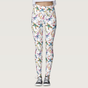 Leggings de danse de libellules vibrants